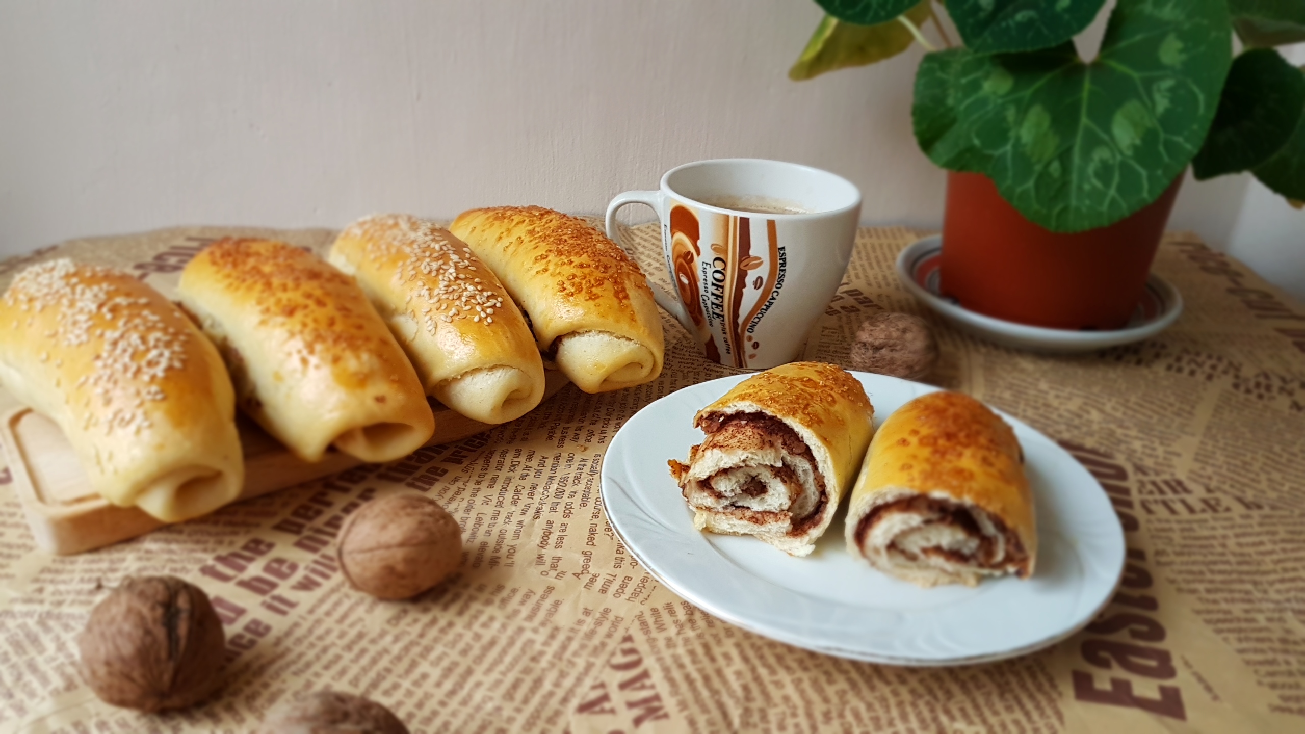 nutella french roll